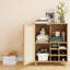 Buffet de 34 pouces avec porte-bouteilles et rangement pour le salon | Idée de cadeau-1676272400