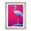 Neon Flamingo - Wall Art-749646621-749646623