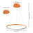 Odin 1-Light LED Unique / Statement Chandelier-116415420-71027344