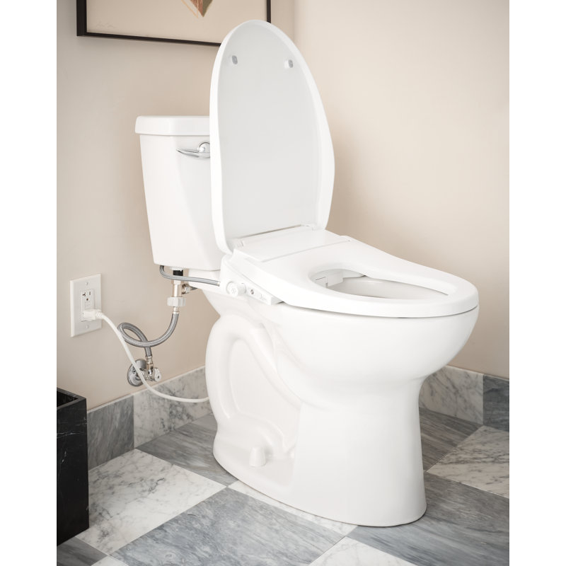 Siège de bidet électronique 3-Series avec télécommande en blanc