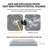 60" x 15" Frameless Full Length Mirror, Explosion-Proof HD Clear Glass, Wall Mounted & Adhesive Vanity Mirror-46924869