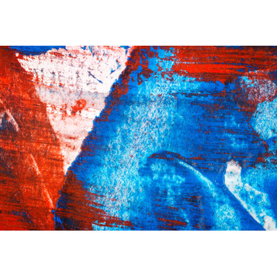 Hand painted background 1 Piece Wrapped Canvas Painting
