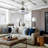 Icelean 43'' Ceiling Fan with LED Lights