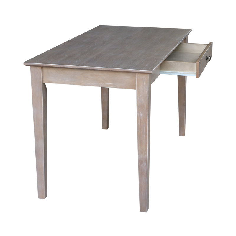 Lynnsy Solid Wood Writing Desk, 30" H x 48" W x 26" D