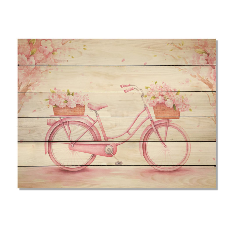 Bonbon, croisière rose, vélo I, H 30 po x l 40 po