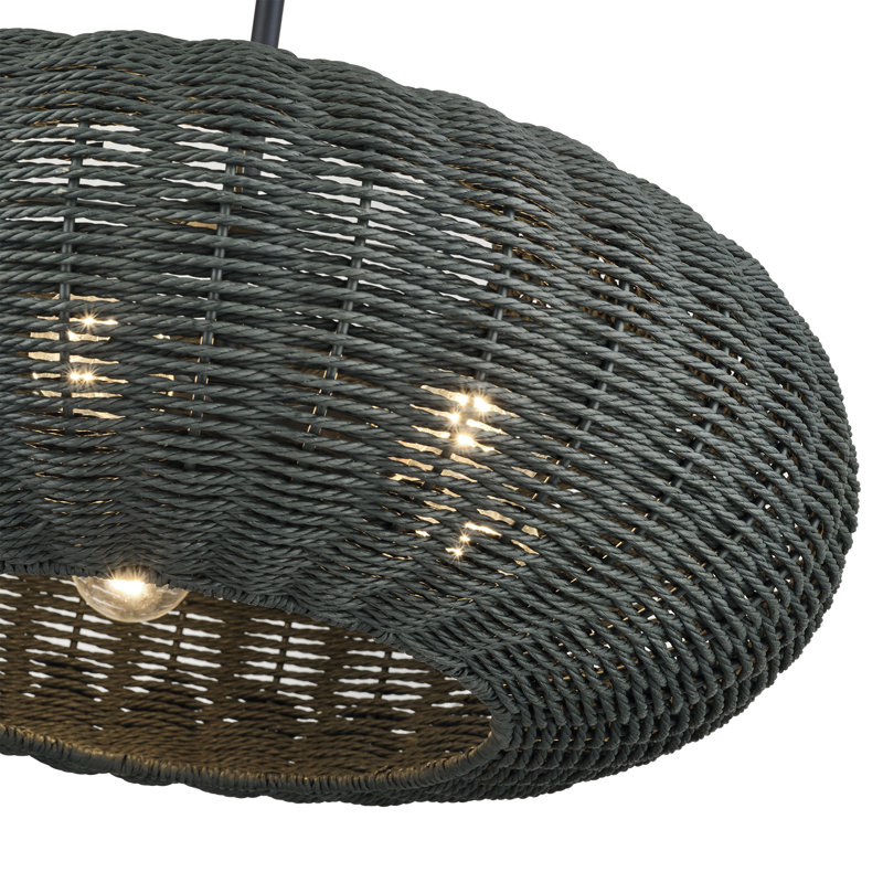 Lustre suspendu noir 5 lumières Albrechtice