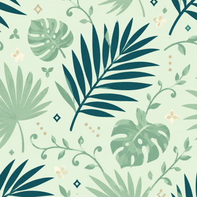Papier peint auto-adhésif amovible à motif de feuilles de bananier tropicales à motif de feuilles vertes et bleues adhésives amovibles pour armoires de cuisine de chambre à coucher 17,7 po x 118 po