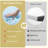 Halloween Sale!Tri-Fold 6'' Memory Foam Mattress, Portable Folding Murphy Bed Mattress With Washable Cover-1581014033