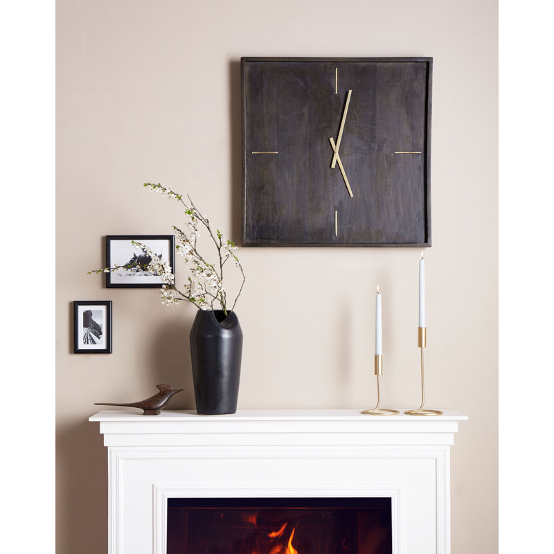 Drumourne Solid Wood Wall Clock