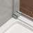 55"-60" W X 76" H Brushed Nickel Reversible Installation Double Bypass Sliding Shower Door Easy Installation Frameless Shower Door,5/16"(8MM) Tempered Glass With Nano Explosion-Proof Film-125316945
