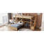Twin Over Twin Loft Bed With Built-In Desk And Staircase, With Storage Compartments And Shelves, Natural-251068792