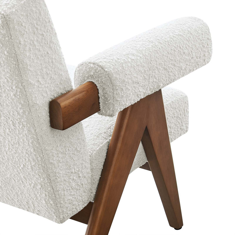 Modway Lyra 27.5'' Wide Armchair, Ivory