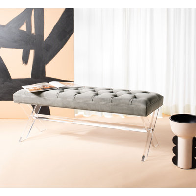 Bree Velvet Upholstered Bench