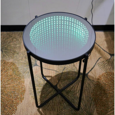 Led Round End Table