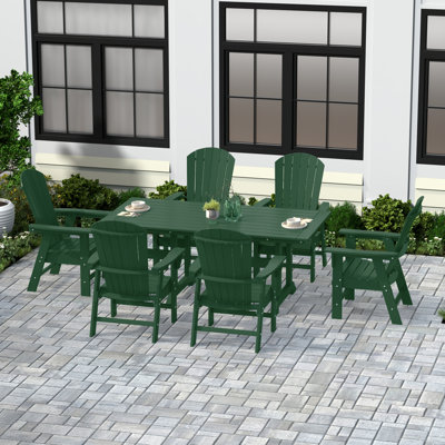 Geoff 7-Piece Outdoor All Weather Poly Dining Set