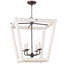 Coastal Luxe 4-Light Chandelier-60182798