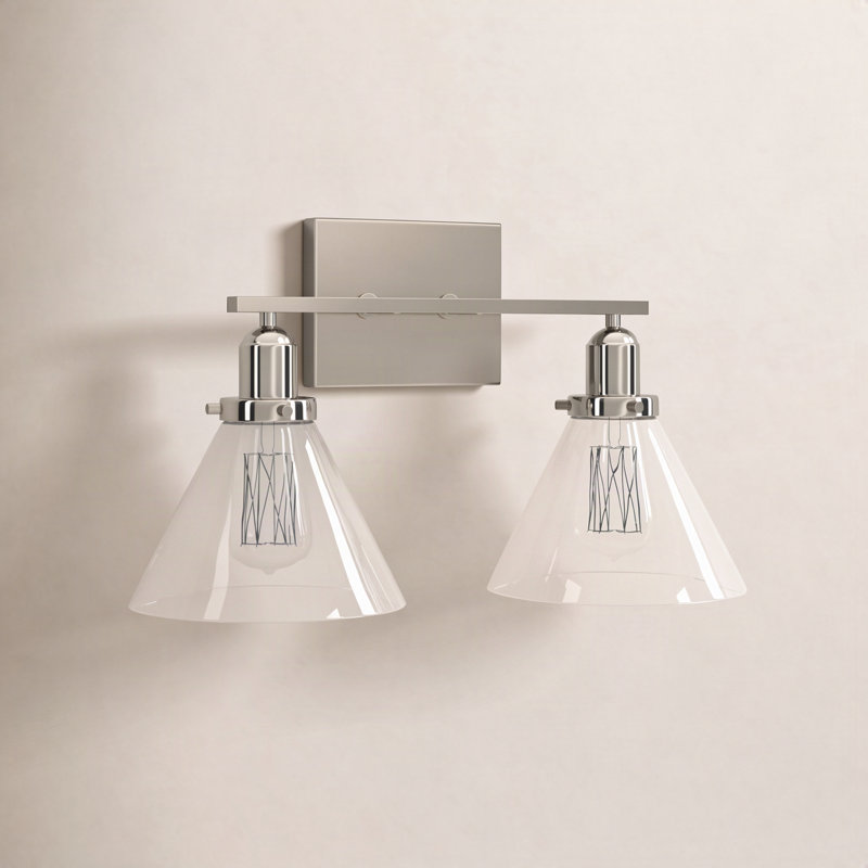 Catalina Dimmable Vanity Light in Polished Nickel, Polished Nickel