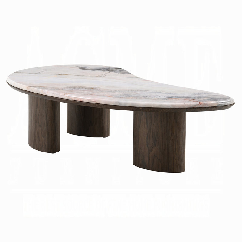 Table basse Hanale avec marbre naturel