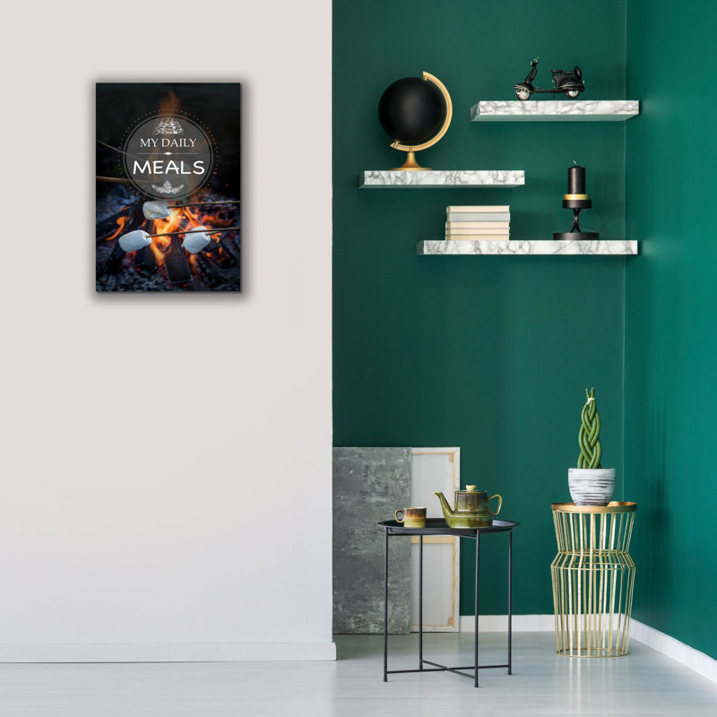 «My Daily Meal» par Jean Plout, art mural sur toile, 18 po x 26 po, 18 po x 26 po