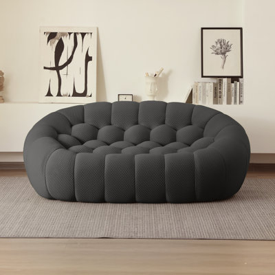 Cenie Upholstered Compression Sofa, No Assembly Required