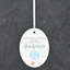 Grandparents To Be Oval Shaped Ceramic Ornament