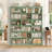 Huckins Standard Bookcase with Adjustable Shelves, 71.2" H x 63.4" W Modern Wood Storage Shelf-115388277