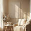 «Echoed Curves in Beige I», reproduction sur toile-698249212-698249208