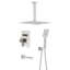 Système de douche cubique à pression équilibrée à 3 fonctions avec valve brute-94485284