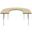 Table d'activité 60 "x 66" en forme de T avec pieds réglables-538156476-580520426-592723504