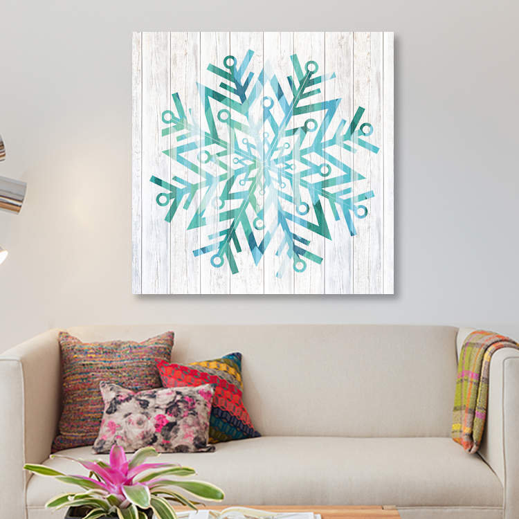 Print on Canvas, 45.72 cm H x 45.72 cm W x 1.91 cm D, Wrapped Canvas