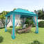 11 pi. X 11 pi Pavillon de jardin portatif avec moustiquaire-101208999