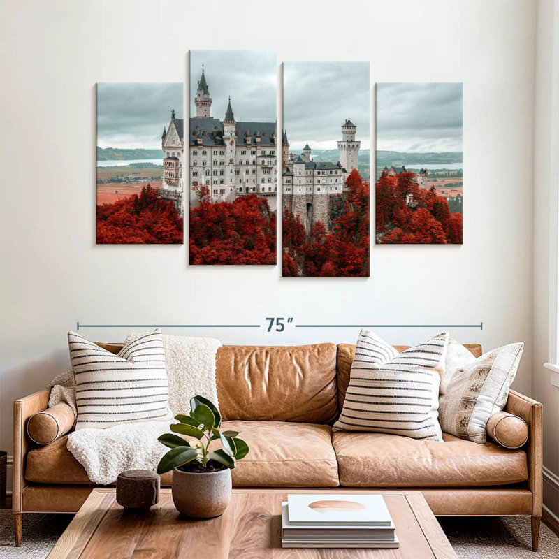 Château Lilie Grand Neuschwanstein, H 42 po x l 68 po