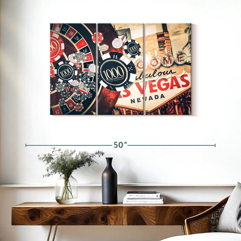 Nicci Las Vegas Roulette, H 24 po x l 38 po