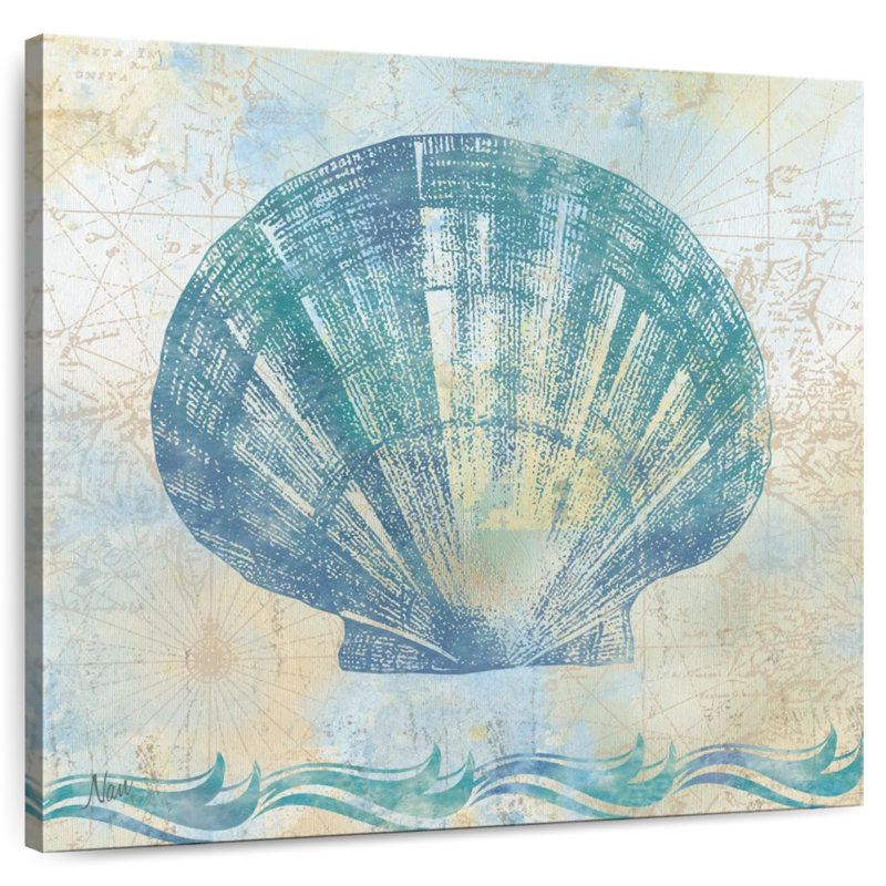 Adeliza Scallop Treasure, 10" H x 10" W