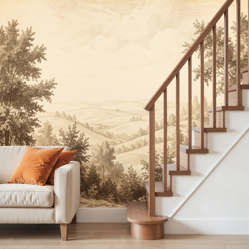 Adhésif mural amovible Peel and Stick, 68.88" L x 96" W