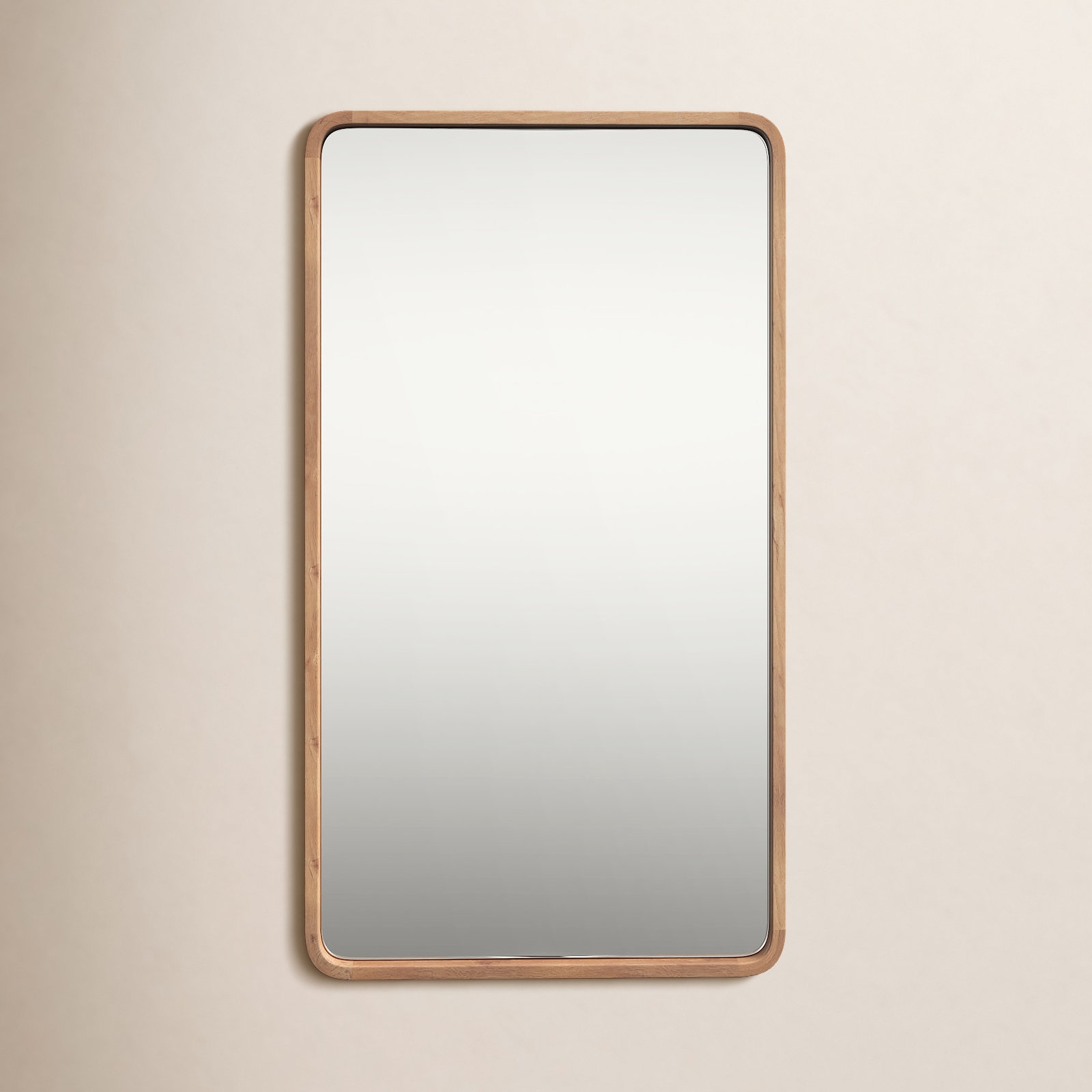 Sherman Accent Mirror, 36" x 20", Natural Rustic