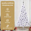 240cm H Lighted Artificial Christmas Tree-428029216