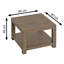 Ewalt Solid Wood Four Leg Coffee Table with Storage-1637087717