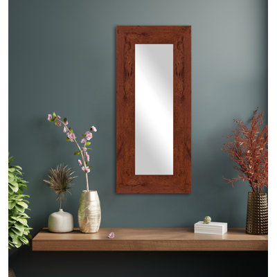 Gartha Engineered Wood Flat Wall Mirror