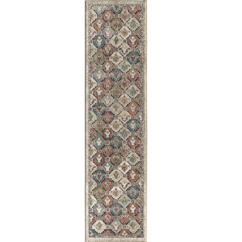 Kauffman Brown Area Rug, Runner 2'2" x 8'0"