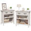 Armoire de rangement 28 po à 2 tiroirs, ensemble de 2-326951874
