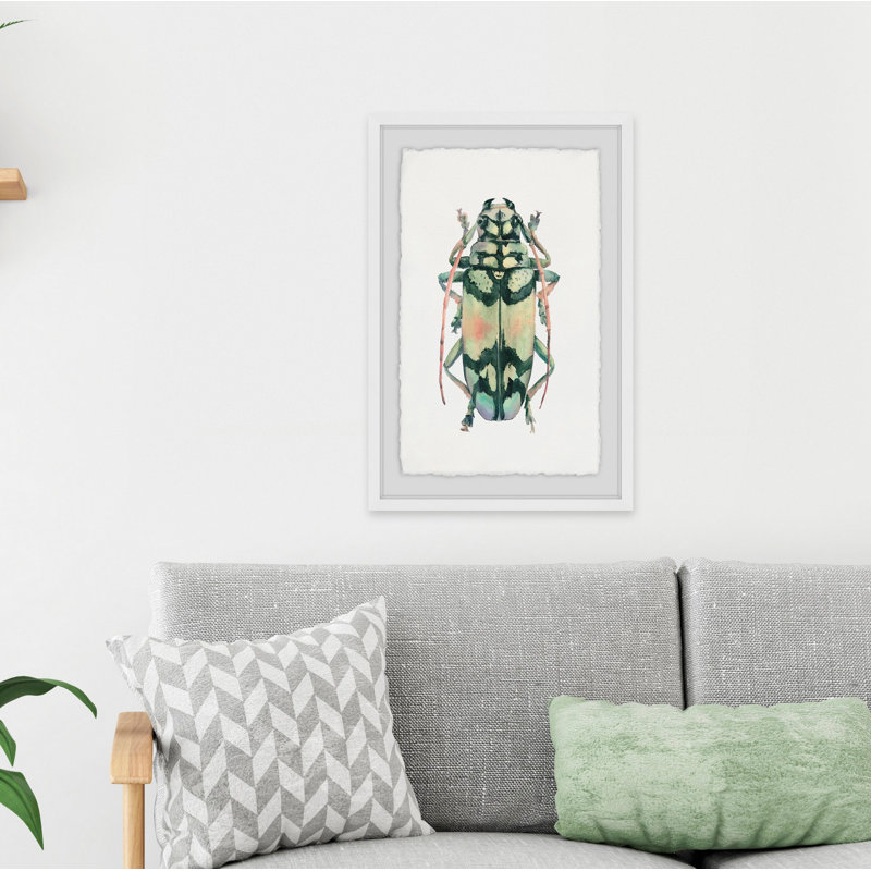 " Camouflage Bug " Painting Print, 30" H x 20" W