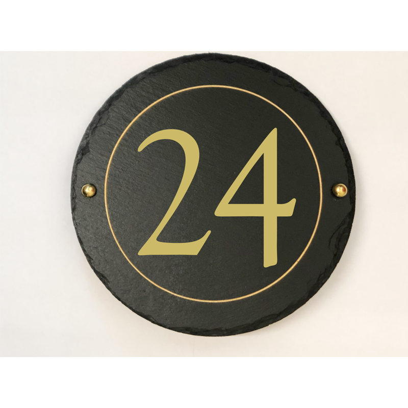 Easingwold 24cm H Stone House Number, 24