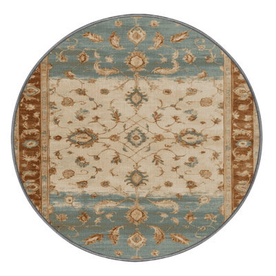 Tapis brun lavable à la machine