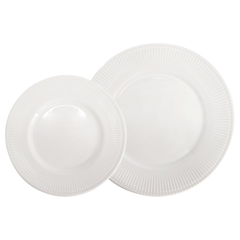  Service de table 16 pièces en porcelaine Cascade