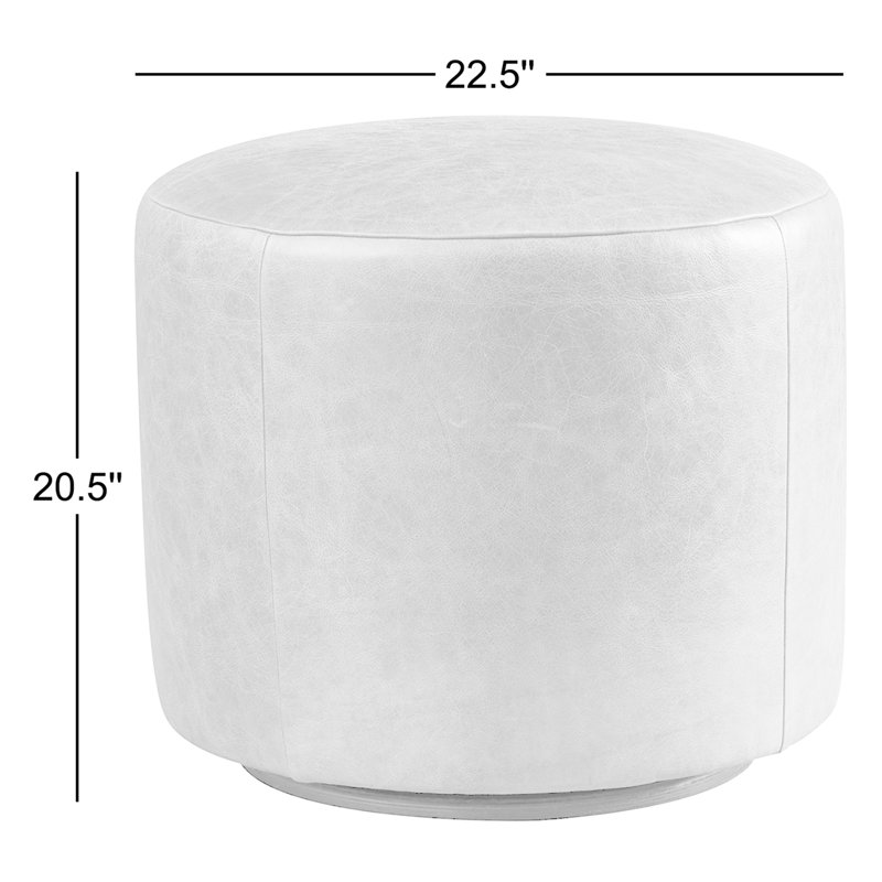 Barclay Butera Upholstery Round Ottoman