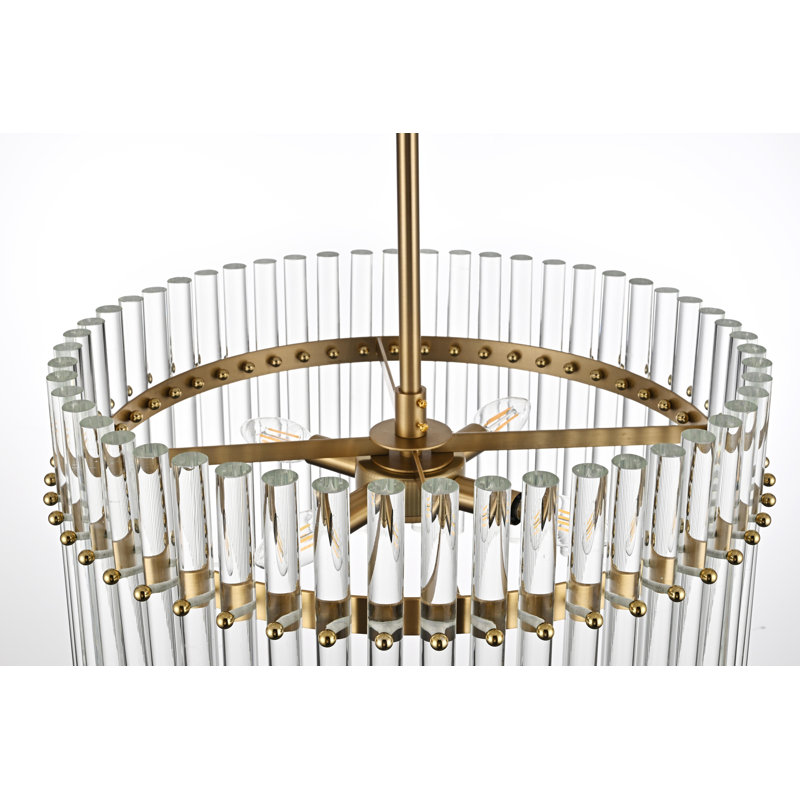 Mariann 20 inch Chandelier, Satin Gold