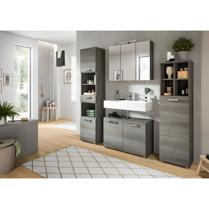Pertuit 80cm Single Bathroom Vanity Base Only