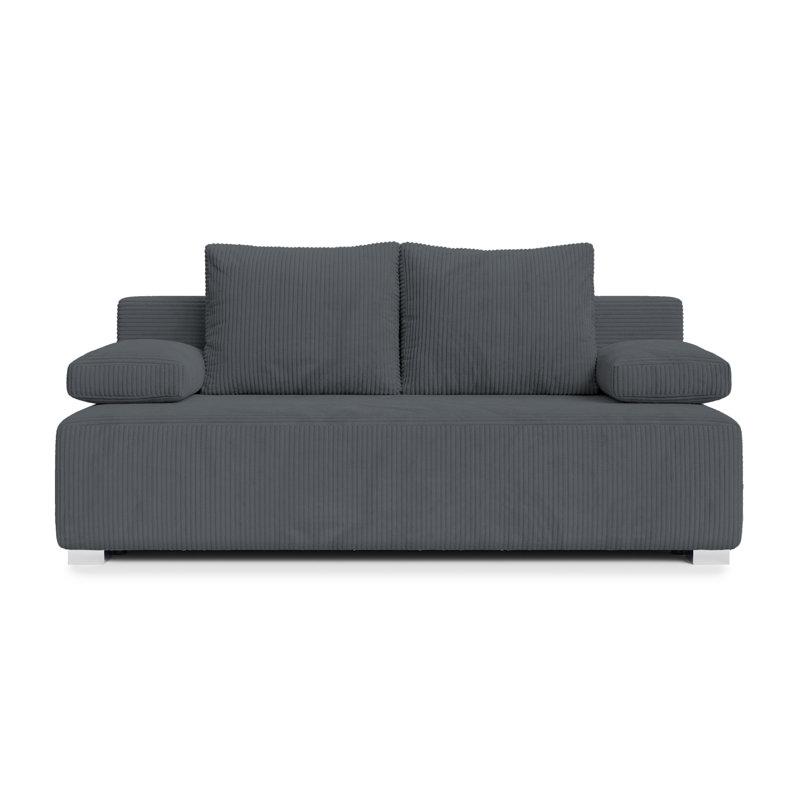 Adriyana 3 Seater Sofa Bed, Light Grey