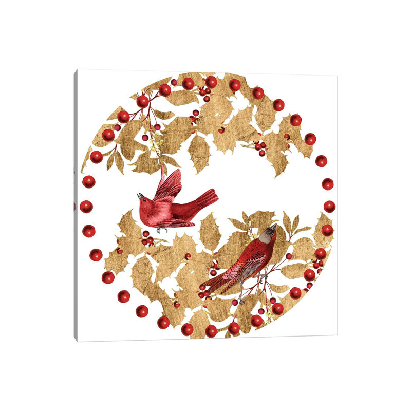 Bird Christmas Collection C, 93.98 cm H x 93.98 cm W